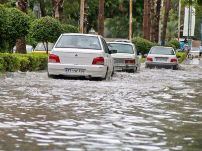 رگبار باران و احتمال آبگرفتگی معابر در ۴ استان