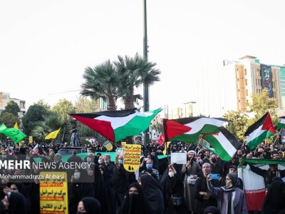 اجتماع مردم تهران در محکومیت جنایات صهیونیست‌ها در میدان انقلاب برگزار می‌شود