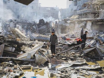 ۱۰۰ منطقه جنوب نوار غزه طی ۲۴ ساعت بمباران شد