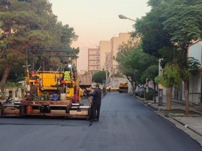 مناسب سازی ۱۷۵ هزار مترمربع محورهای منطقه ۱۴ با روکش مکانیزه