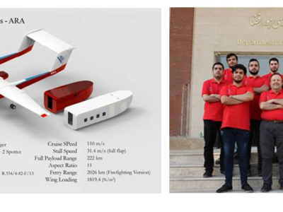 دانشگاه شریف در مسابقات بین المللی طراحی هواپیما اول شد
