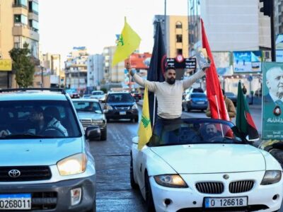 جشن لبنانی‌ها با اجرایی شدن آتش‌بس/ آمادگی ارتش لبنان برای استقرار در جنوب