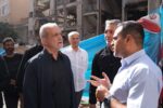 بازدید پزشکیان، زاکانی و معتمدیان از وضعیت اسکان خانواده‌های جنگ زده